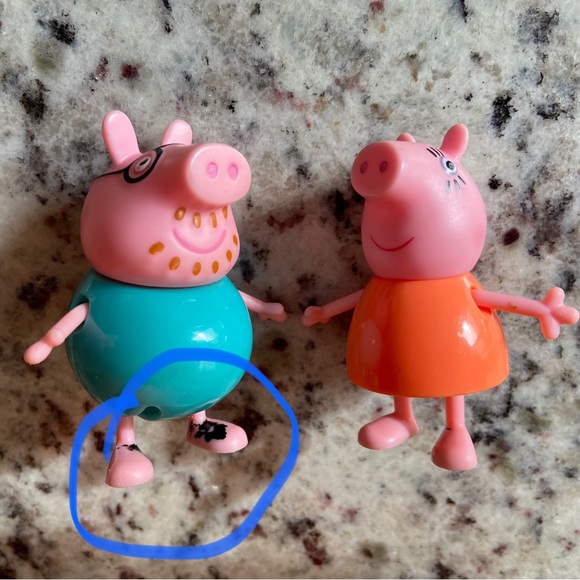 Peppa pig Family and some friends figure /Lot of 11 - Picture 4 of 12